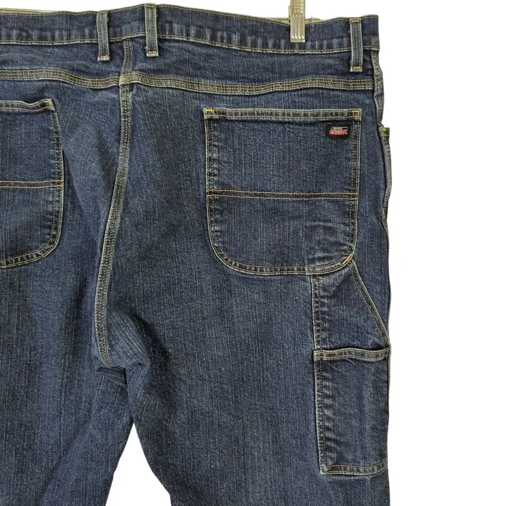 Genuine Dickies Relaxed Fit Carpenter Classic blue Jeans Mens Size 42 x‎ 32